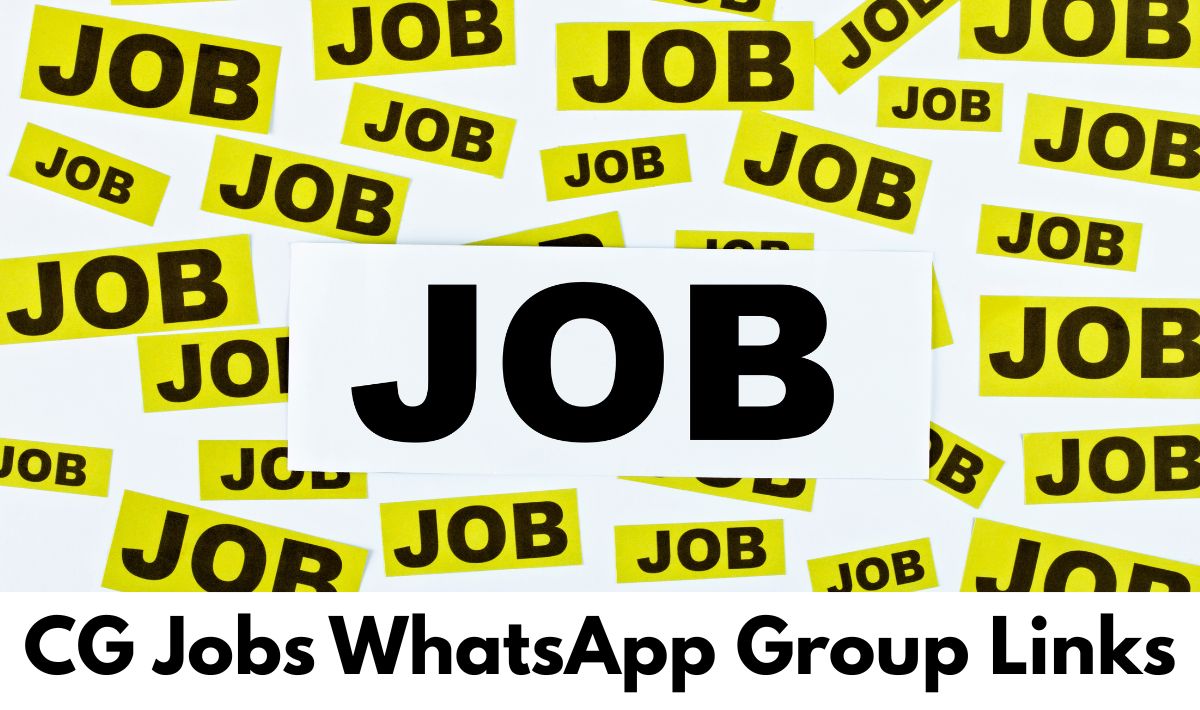 CG Jobs WhatsApp Group Links