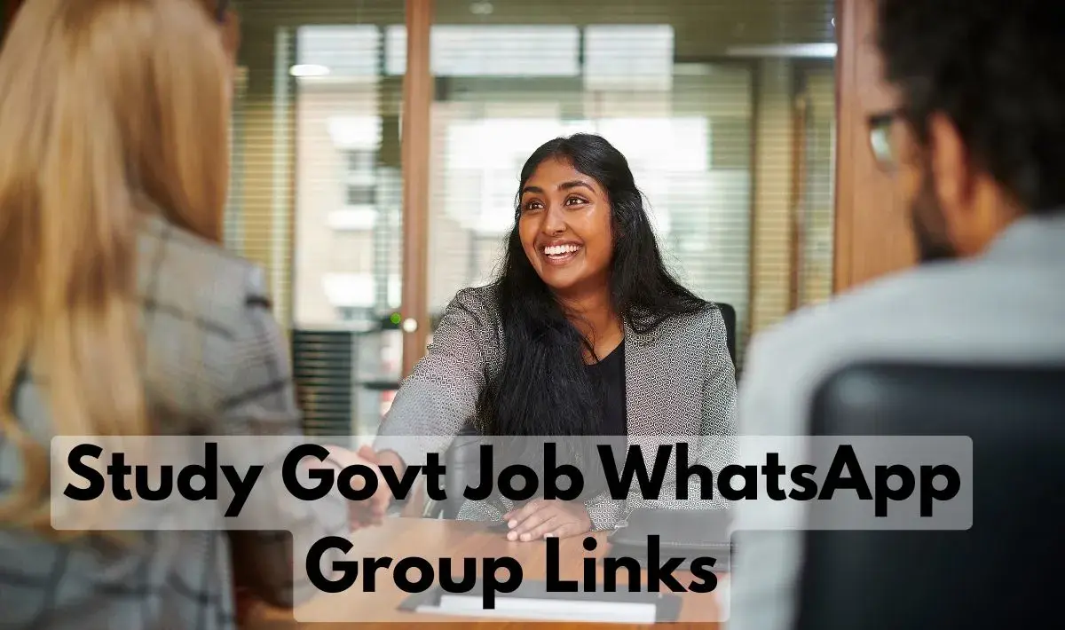 Study Govt Job WhatsApp Group Links
