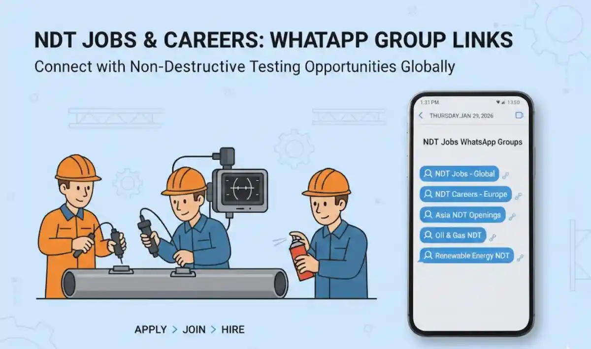 NDT Jobs WhatsApp Group Links