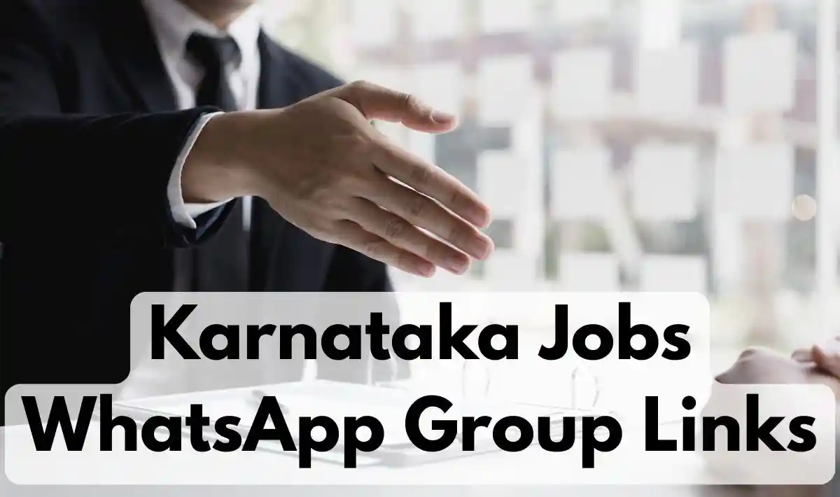 Karnataka Jobs WhatsApp Group Links