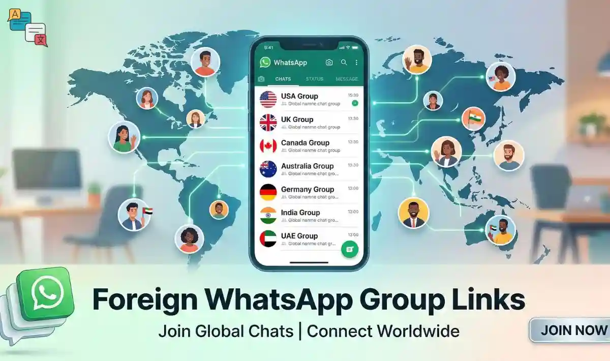 Foreign WhatsApp Group Links for Foreigners